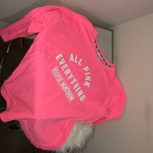 PINK hot pink sweatshirt